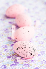 Pink Easter eggs