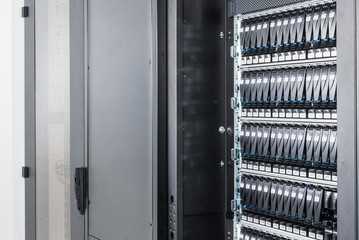 data storage hardware inside internet cloud center