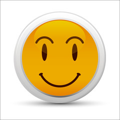 Picto Emoticône Heureux
