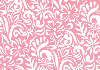 Fototapeta na wymiar Seamless floral background dla tkanin