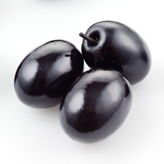 black olive isolated on white