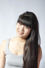 japan girl studio shot