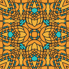 Vector square decorative design element