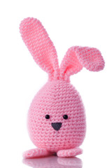 rosa Stoff Osterhase