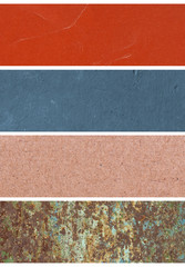 Fototapeta premium Set of different textures.