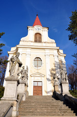 church,  Zidlochovice, the Czech Republic