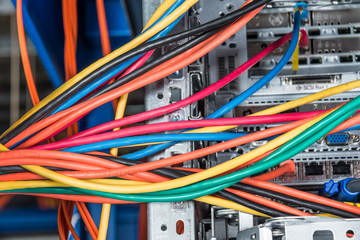 network hub and patch cables