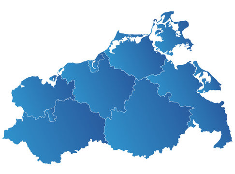 Mecklenburg-Vorpommern Karte