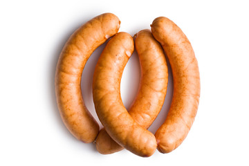 uncooked sausages
