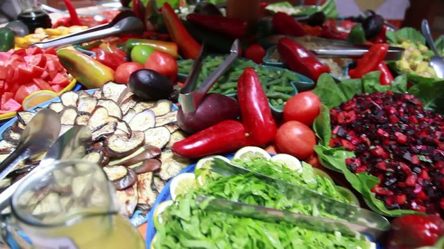 Vegetables and fruit salad