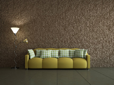 Livingroom with sofa