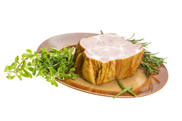 Bacon with vegetables