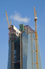 Baustelle Wolkenkratzer