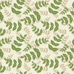 Fototapeta na wymiar Seamless pattern with leaf, abstract leaf texture