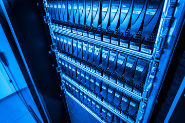 data storage inside internet cloud center