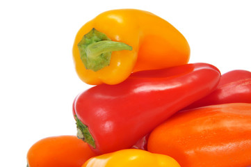 sweet bite peppers of different colors