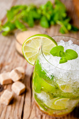 Fresh mojito drink
