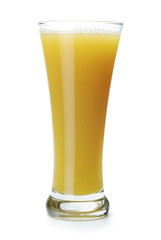 Vaso con zumo de naranja