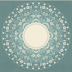 Invitation card with abstract vintage background