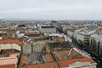Fototapeta na wymiar Budapeszt od Bazyliki Saint-Etienne