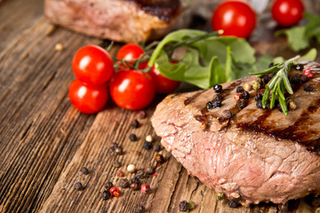Delicious beef steak