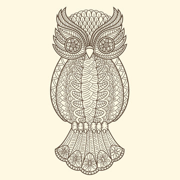 Fototapeta Decorative owl