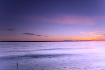 Calm evening over the baltic ocean with ripples on the surface © Henrik Larsson