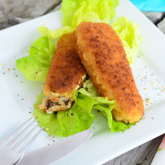 Seelachsfilet mit Knusperpanade