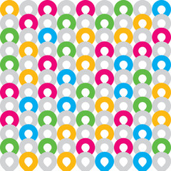 abstract color ring pattern