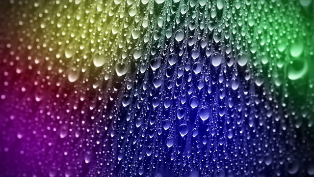 Multicolored drops