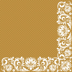 vector vintage floral  background