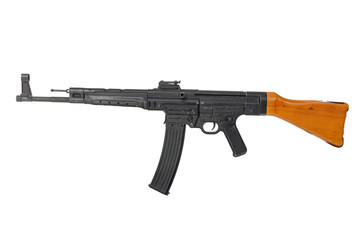 Machine gun isolated on white