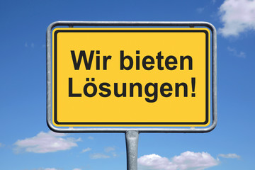 Wir bieten L&ouml;sungen