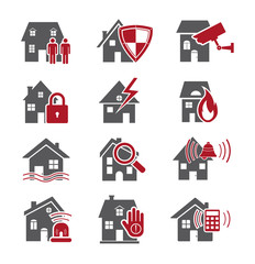 House security icons - 50168554