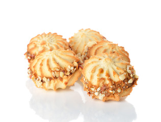 Cookies isolated on white background