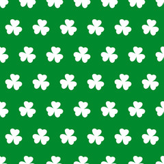 Shamrock seamless background