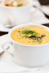 seafood cream soup