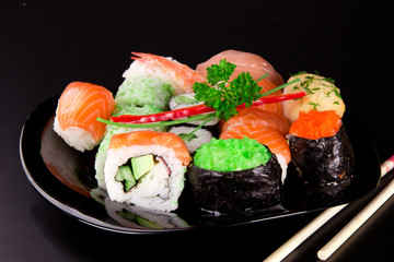 Japanese seafood sushi