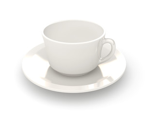 White cup