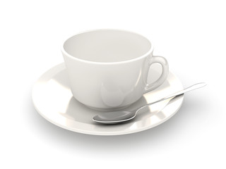 White cup