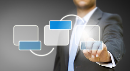 Businessman meeting presentation