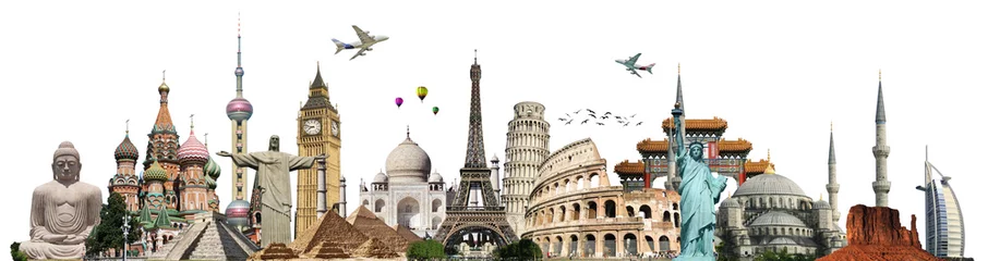 Wall murals Asian Places Travel the world monuments concept