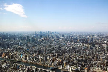 Foto op Plexiglas Tokyo Sky View © okometubu