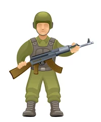 Wall murals Military Soldier