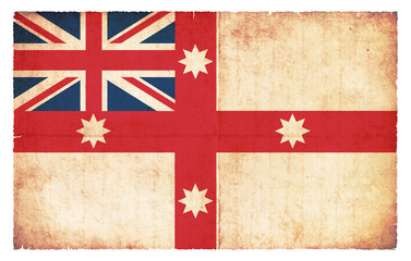 Historische Grunge-Flagge Australien 1830