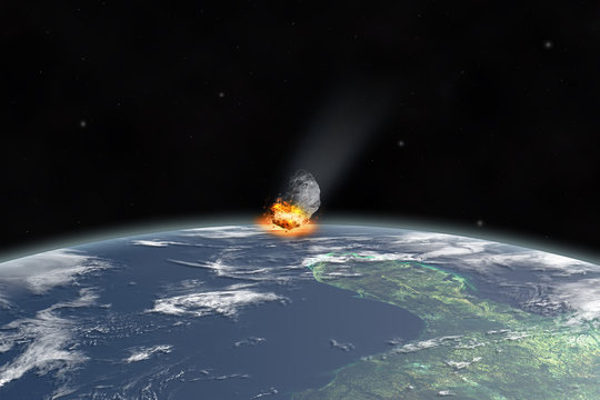 Asteroid on Yucatan