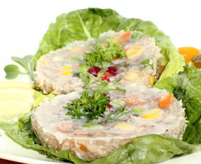 Meat snack in jelly