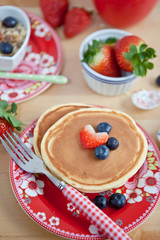 Fresh pancakes for breakfats