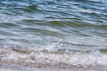 Fototapeta premium Summer landscape with sea