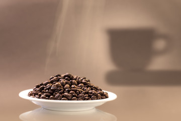 aromatic coffee-beans still life